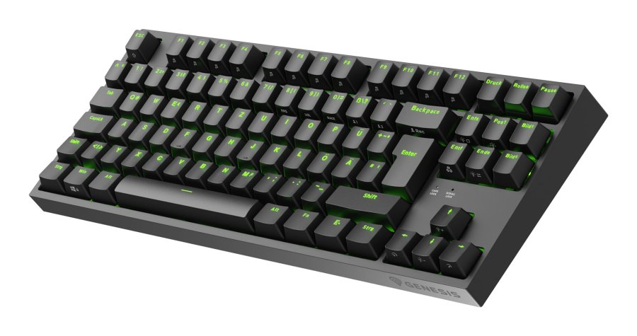 GENESIS Thor 404 TKL tastatur Spil USB QWERTZ Tysk Sort #15