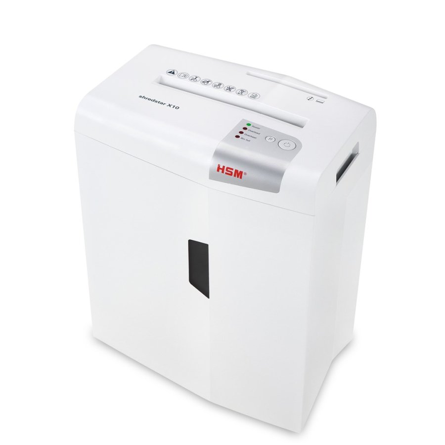HSM shredstar X10 dokument makulator, 4,5 x 30 mm + separat CD-skremekanisme #1