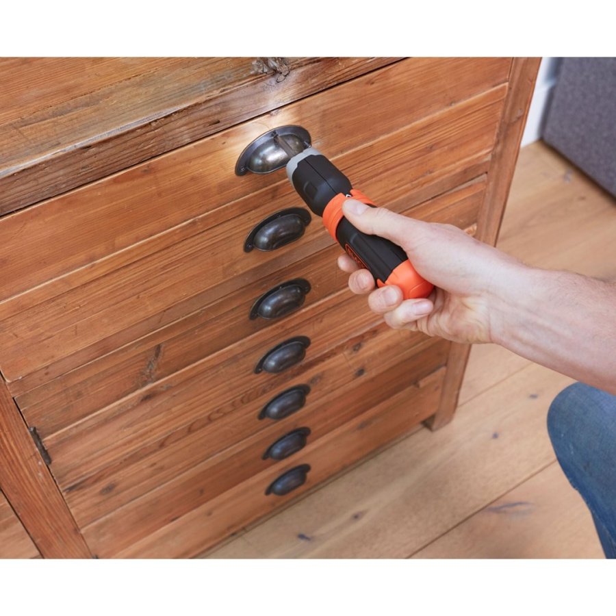 Black & Decker BCF601C-XJ elektrisk skruetrkker & slagbor 220 rpm Sort, Orange #14