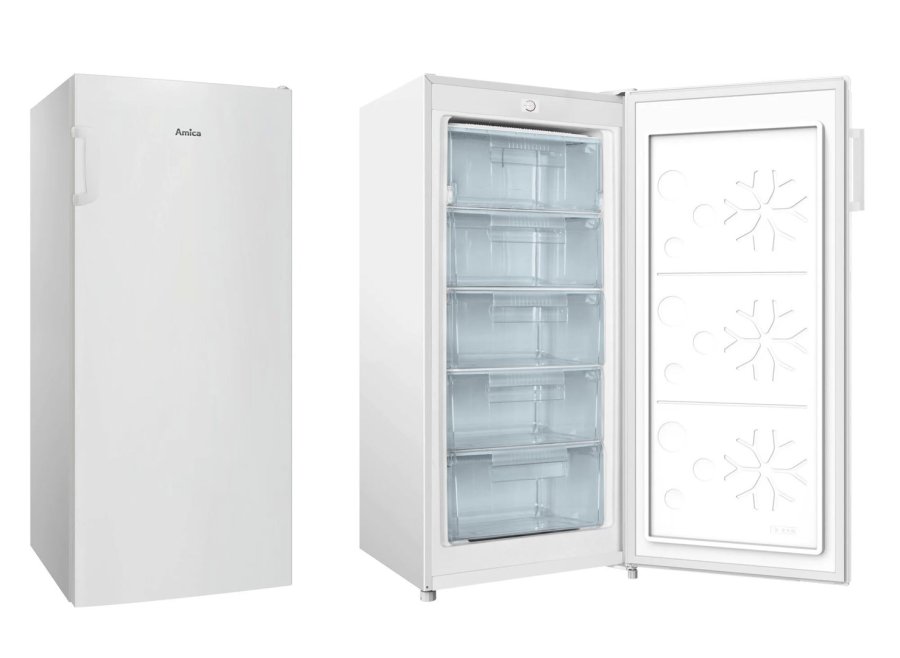 Fritstende fryser FZ206.5(E) E Hvid #4