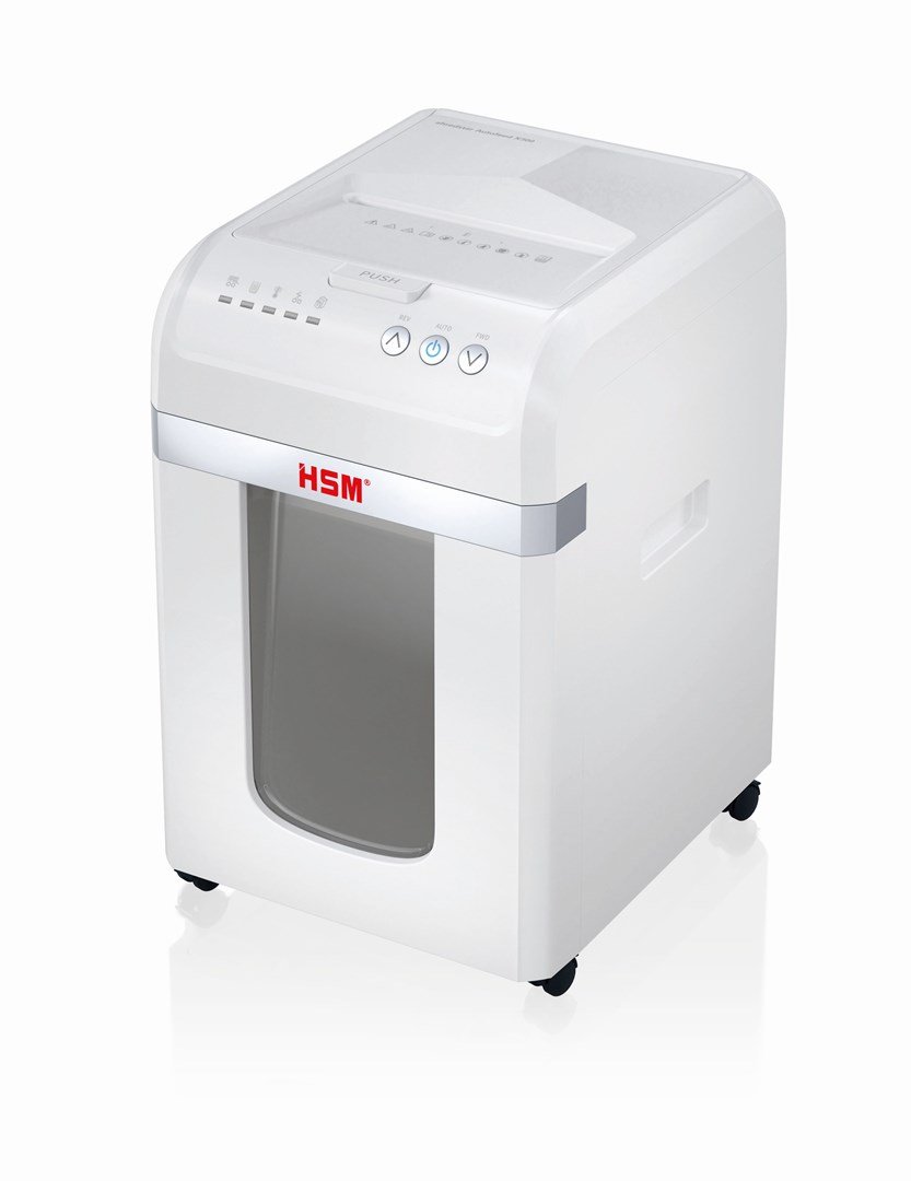 HSM Autofeed X300 papirmakulator med automatisk indf�ring, 30 l, P4, 4 x 12 mm #1