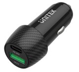 Unitek P1400A Biloplader 38W USB-A USB-C QC 3.0 #1