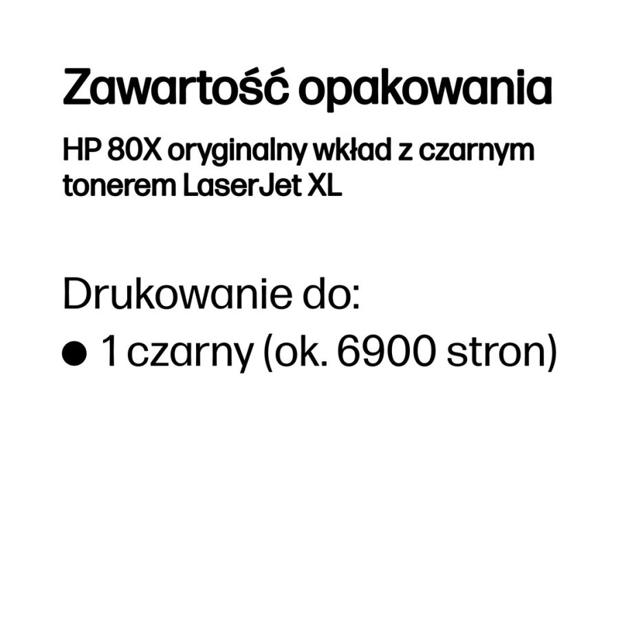 HP Original 80X LaserJet-tonerpatron med hj kapacitet, sort #4