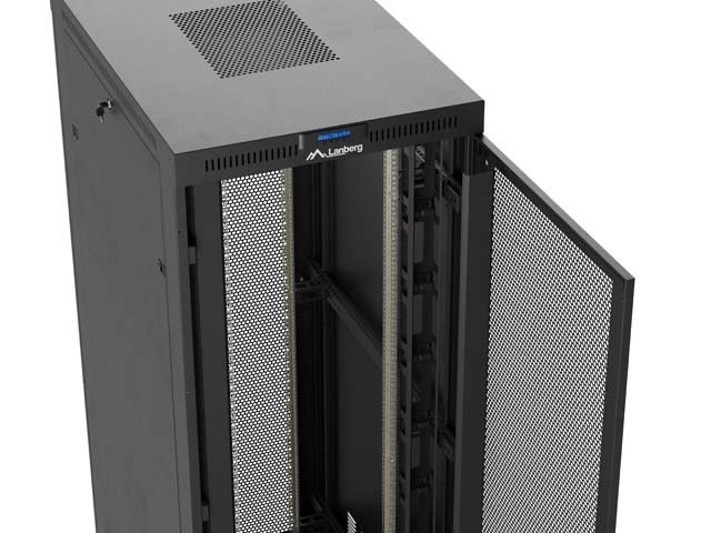 Lanberg FF01-8247-23BL stativ 47U Fritst�ende reol Sort #13