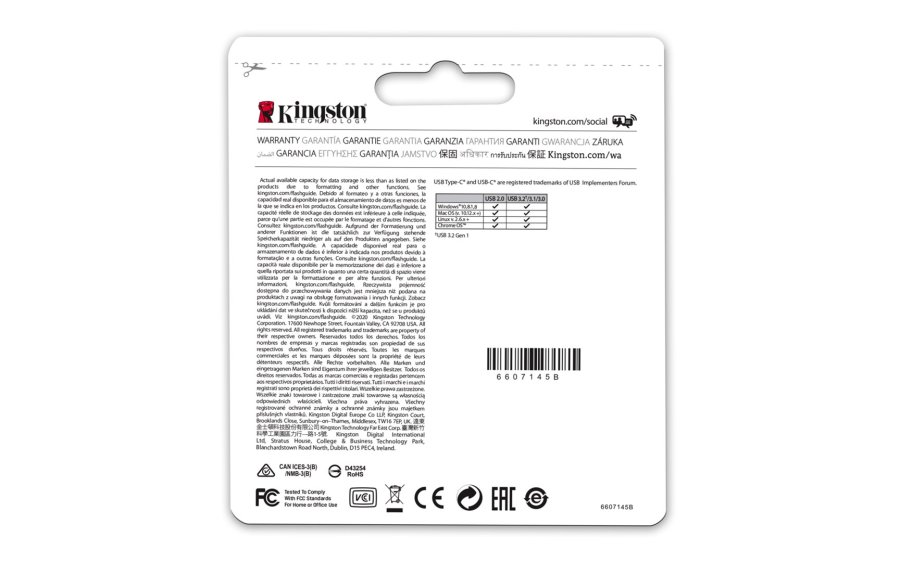 Kingston Technology DataTraveler 64 GB microDuo 3C 200 MB/s, dobbelt USB-A + USB-C #5