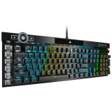 Corsair K100 RGB Optical-Mechanical Gaming tastatur Spil USB QWERTZ Tysk Sort #25