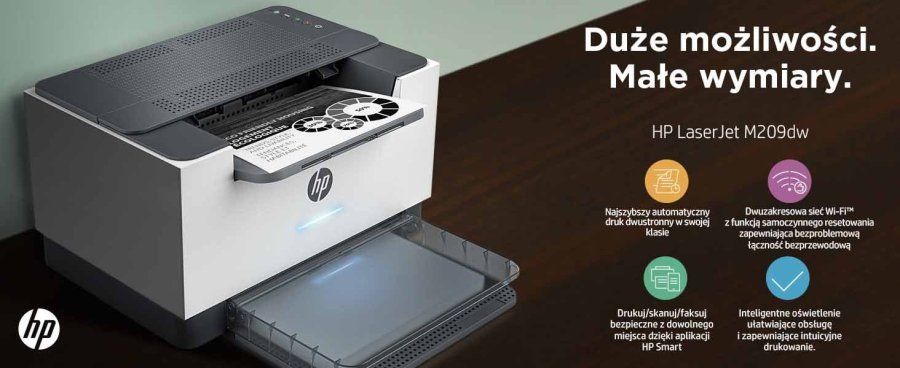 HP LaserJet M209dw Printer, Sort og hvid, Printer til Hjem og hjemmekontor, Print, Tosidet print; Kompakt strrelse; Energibesparende; Dual-band Wi-Fi #15