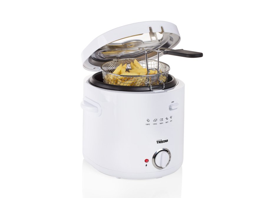 Tristar FR-6941 frituregryde Enkelt 1,5 L Enkeltstende 1000 W Hvid #1