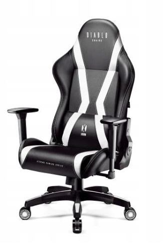 Diablo X-HORN 2.0 Normal gaming stol sort og hvid #3
