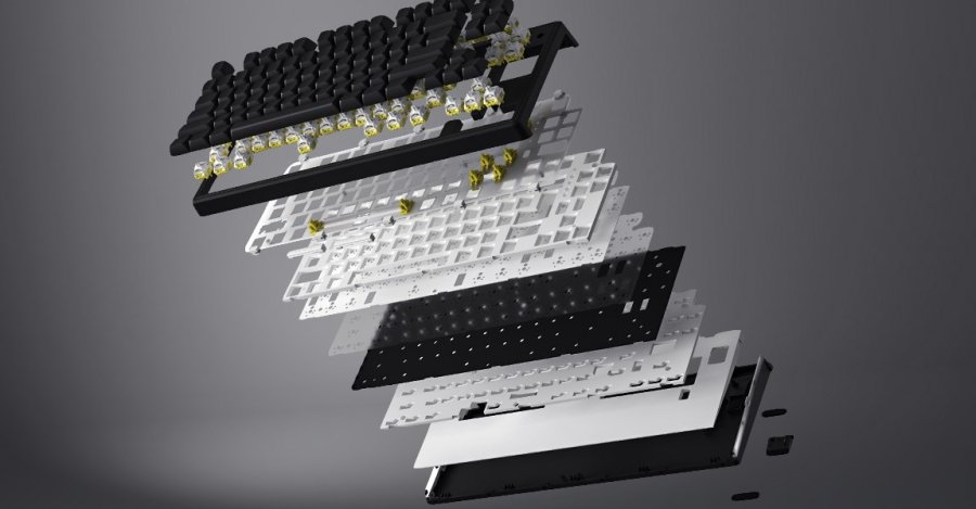 HATOR Skyfall 65 Wired tastatur Universel USB QWERTY Engelsk Sort #18