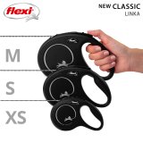 Flexi New CLASSIC 5 m Sort Hund Fleksibel hundesnor #5
