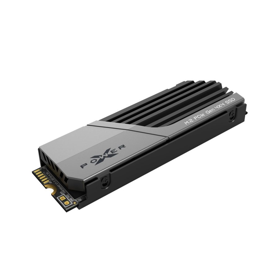 SILICON POWER PCIe Gen 4x4 XS70 Internt solid state-drev SSD 1TB M.2 2280 NVMe 1.4 (SP01KGBP44XS7005) Sort, Gr #3