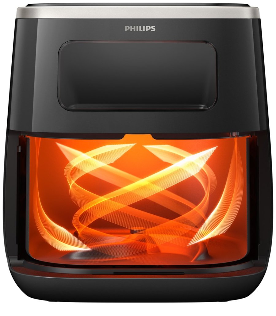 Philips 3000 series HD9257/80 frituregryde Dobbelt 5,6 L Enkeltstende 1700 W Varmluftsteger Sort #5