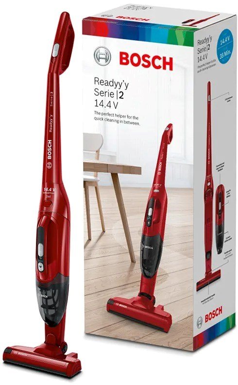 Bosch Serie 2 BBHF214R 2-i-1 ledningsfri stvsuger rd #22