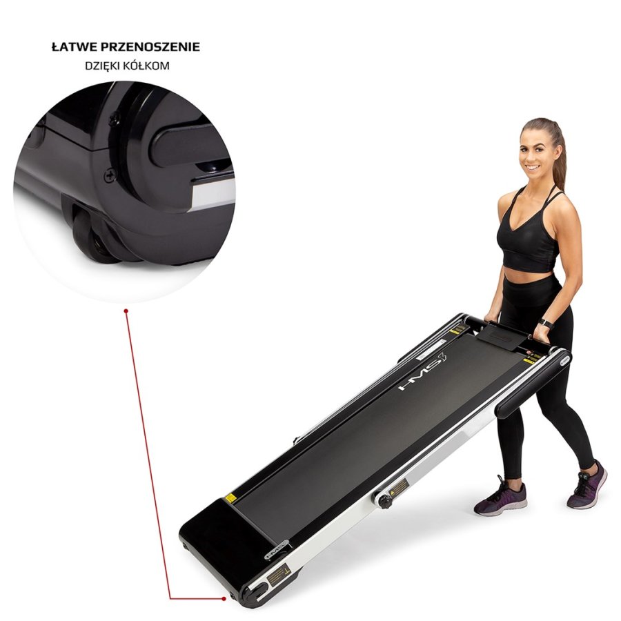 Elektrisk lbebnd med skrivebord HMS LOOP12 MULTI 1-12 km/t, gr #31