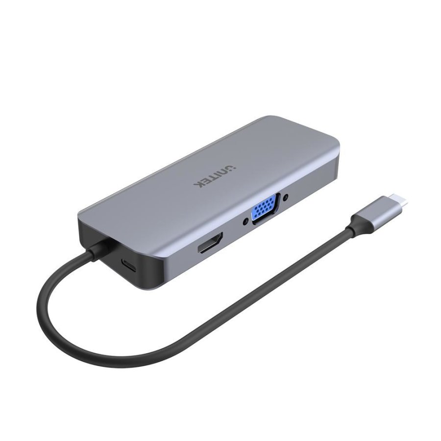 UNITEK D1026B dockingstation USB 3.2 Gen 1 (3.1 Gen 1) Type-C Gr #2