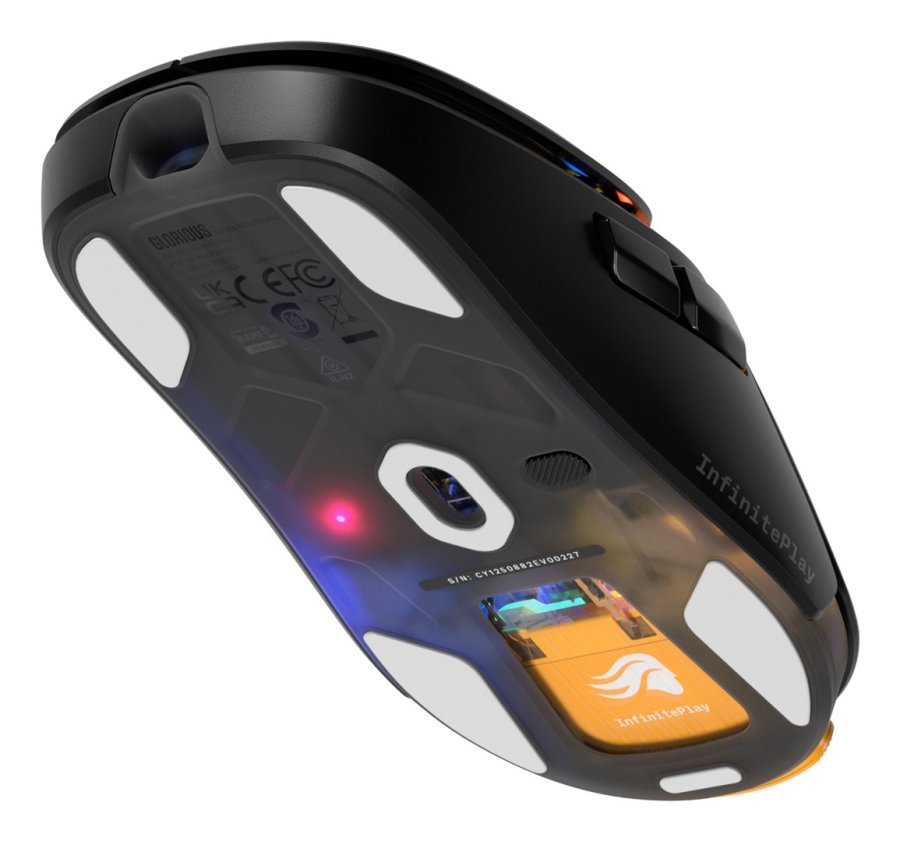 Glorious Gaming Model O3 Wireless mus Spil H�jre h�nd RF tr�dl�st Optisk 30000 dpi #6
