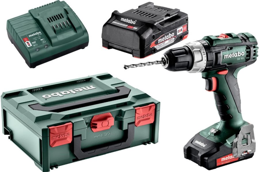 Metabo SB 18 L 450 rpm Nglefri 1,6 kg Sort, Grn, Slv #3