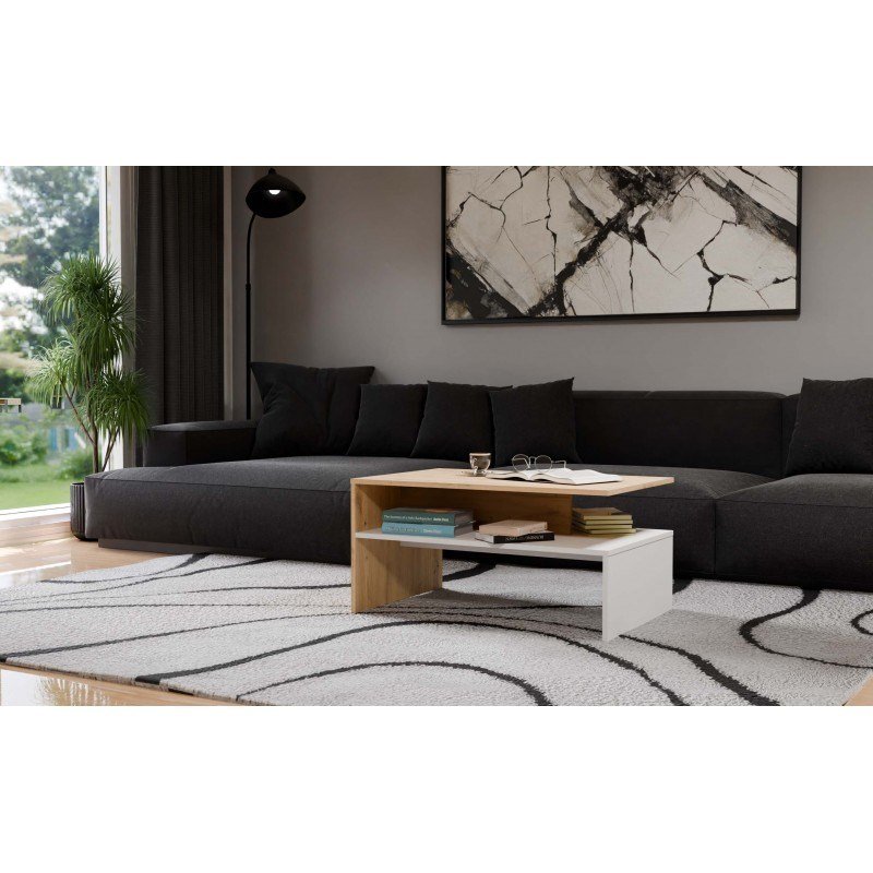 BOSTON artisan/hvid sofabord #4