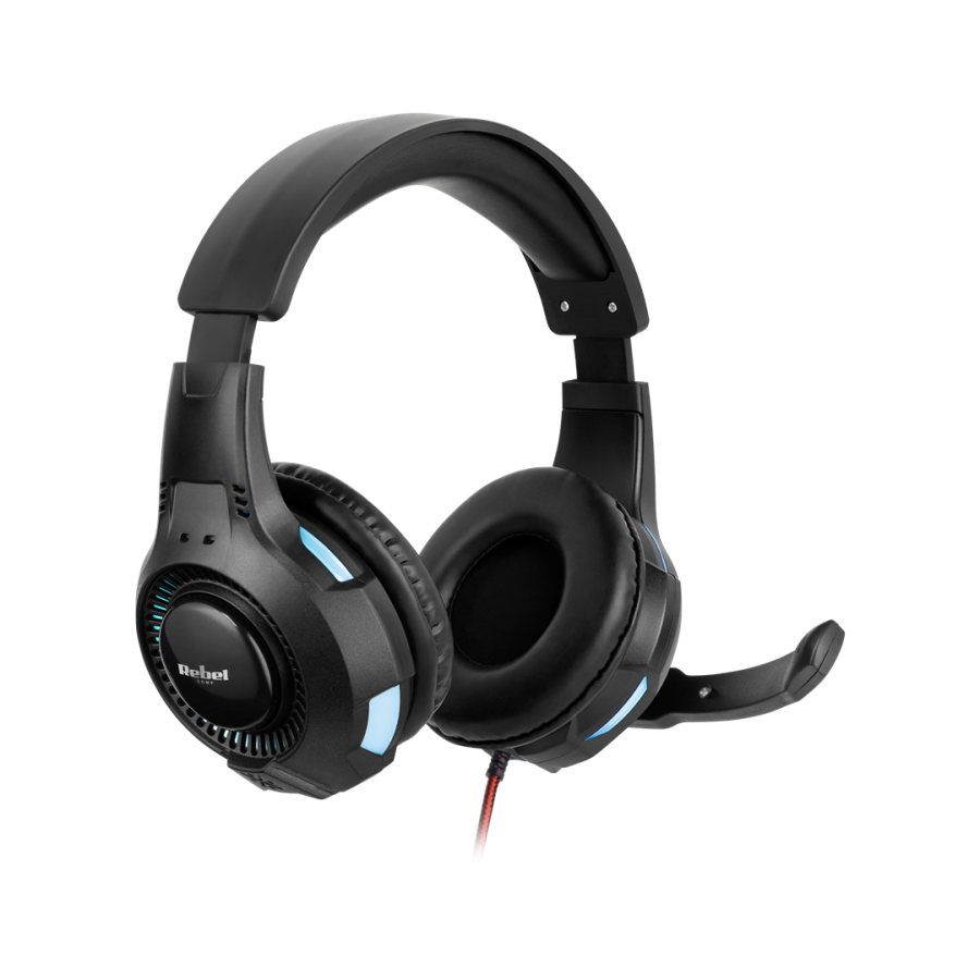 Rebel GH-20 Headset Ledningsfrt Spil USB Type-A Sort #3