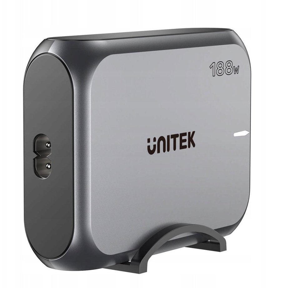 GaN-netoplader - Unitek P1234AGY01-EU | 188W 3x USB-C 2x USB-A #3