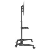 Techly ICA-TR21L multimedie vogn & stand Sort Fladt panel Multimedie kurv #11