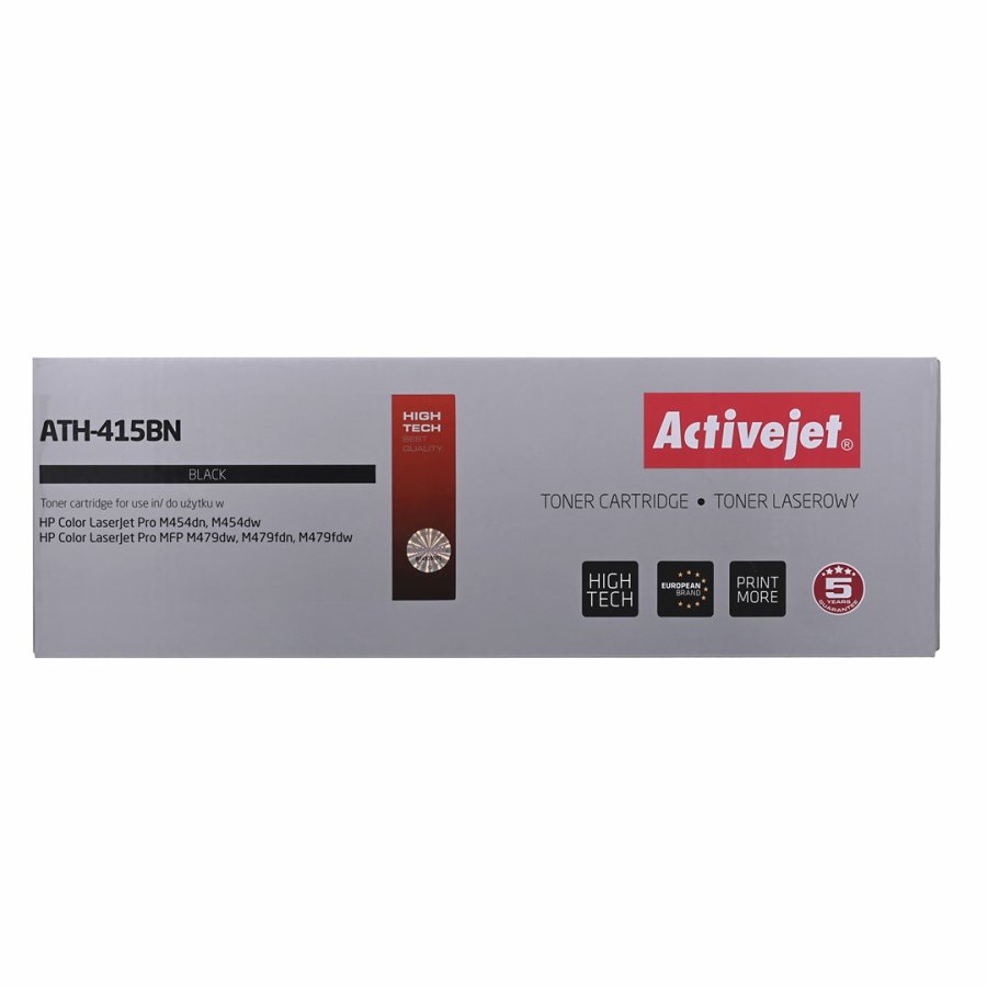 Activejet ATH-415BN printertoner til HP; erstatning HP 415A W2030A; Supreme; 2400 sider, sort, med chip #2