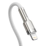 Kabel USB-C do Lightning Baseus Cafule White, Power Delivery, 20W, 1m (hvid) #3