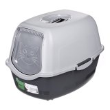 DIAMENTIQ BAYA light grey/dark grey -  kattebakke - 55,5 x 40 x 38,7 cm #1