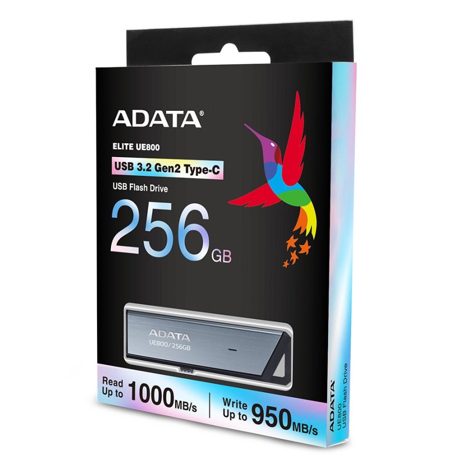 ADATA UE800 USB-ngle 256 GB USB Type-C 3.2 Gen 2 (3.1 Gen 2) Slv #1