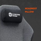 Canyon Gaming Chair Boulder XLCH01 Gaming l�nestol Polstret s�de Gr� #23