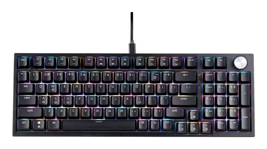 XPG SORCERER tastatur Spil USB QWERTY US engelsk Sort #1