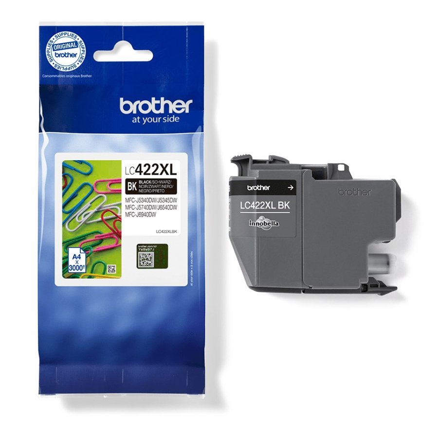 Brother LC422XLBK blkpatron 1 stk Original Sort #3