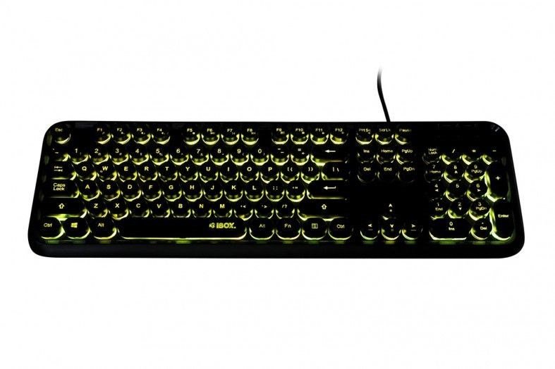 TASTATUR I-BOX PULSAR IKS620, LED, KABLET #14