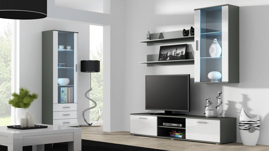 Cama SOHORTV180SZ/BI TV stativ & underholdningscenter 1 hylder #5