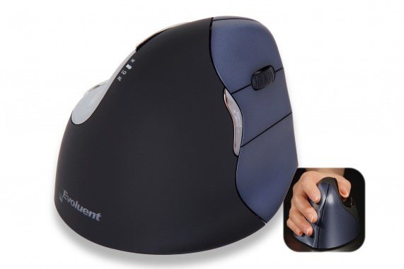 BakkerElkhuizen Evoluent4 Wireless mus Kontor H�jre h�nd RF tr�dl�st Laser 2600 dpi #1