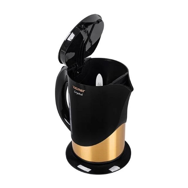 Zelmer ZCK7630 Crystal Gold elkedel, 1,7 liter, 2200 W, sort og guld #3