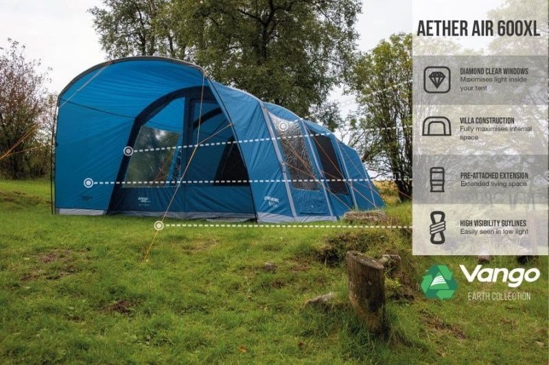 VANGO AETHER 600XL TELT MAROKKANSK BL #5