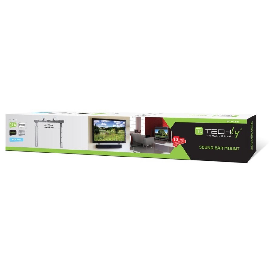Techly ICA-PLB 102S tv-beslag Sort #12