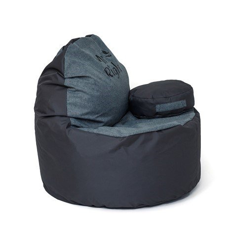 Puf GO GIFT Gr Grafit Oxford tejido antidesgarros 120 x 80 x 80 cm #2