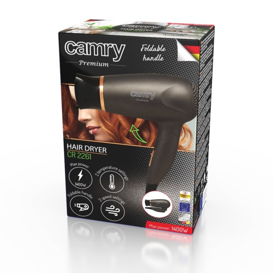 Camry CR 2261 hrtrrer Metallic gr, guld 1400 W #6