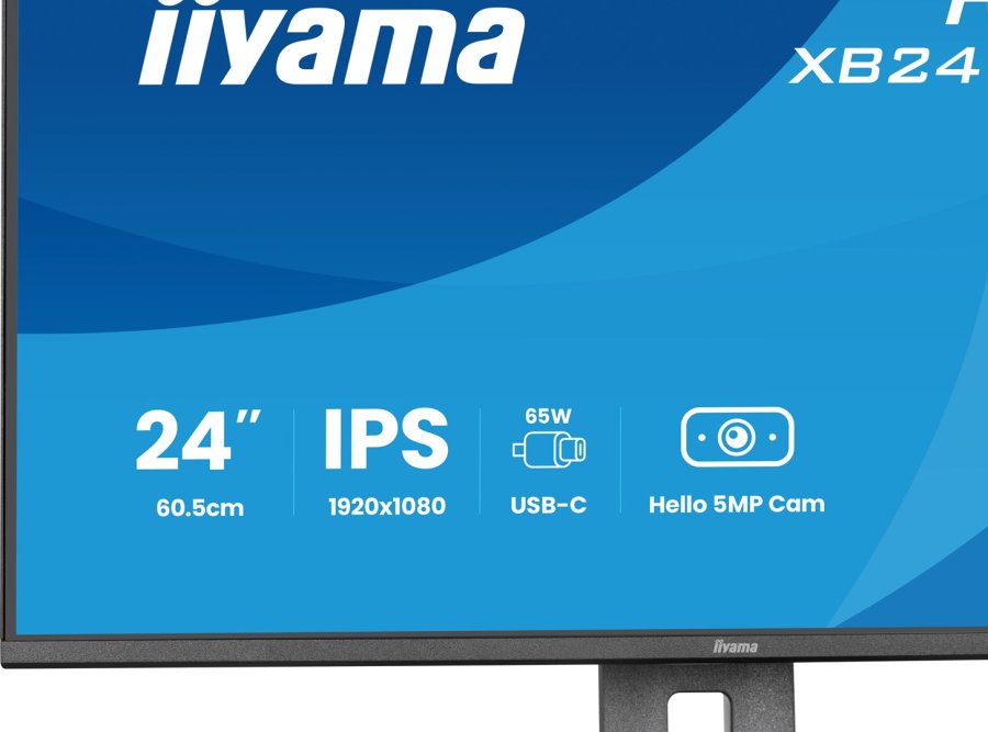 iiyama ProLite XB2497HSNH-B1 24IN IPS LCD 4MS 1920X1080 350CD/M2 HDMI/DP/USB 2 computersk�rm 60,5 cm (23.8
