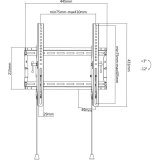 Techly ICA-PLB 59T tv-beslag 177,8 cm (70