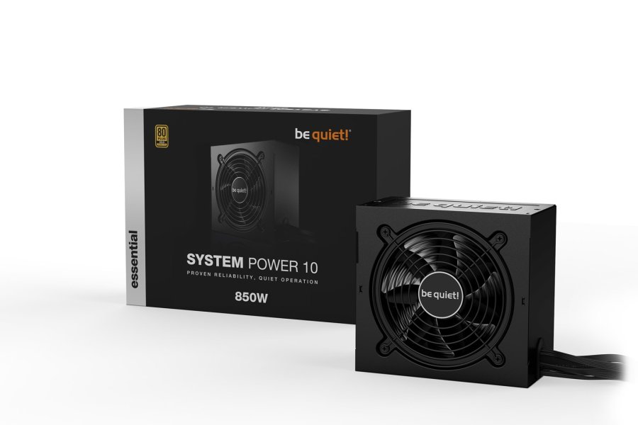 be quiet! System Power 10 enhed til str�mforsyning 850 W 20+4 pin ATX ATX Sort #3