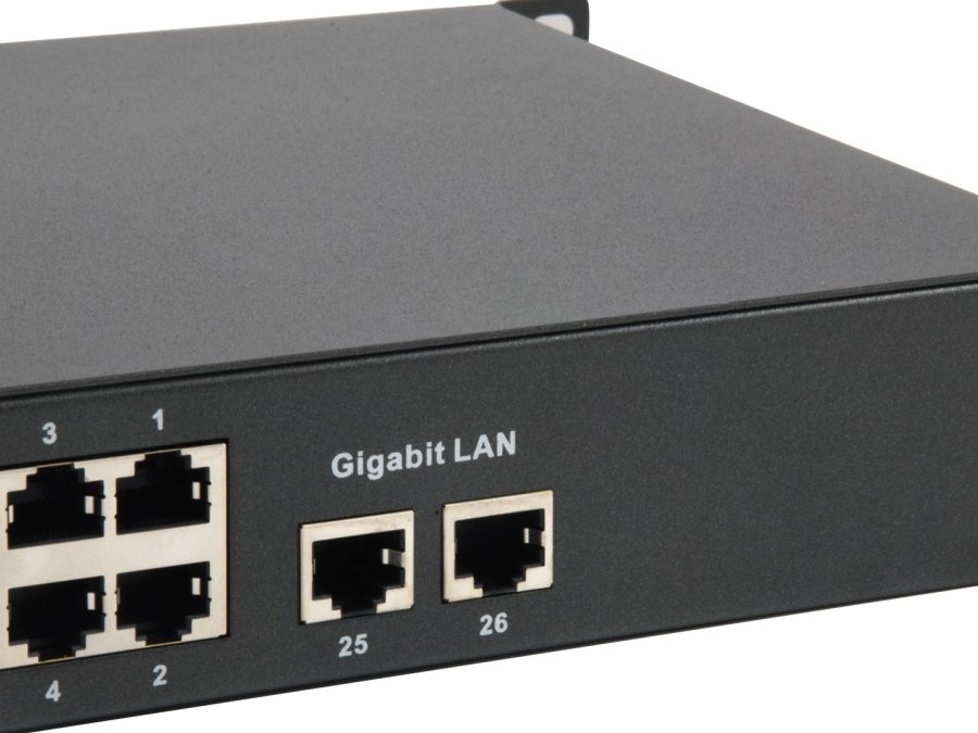 LevelOne FGP-2601W150 netv�rksswitch Ikke administreret Gigabit Ethernet (10/100/1000) Str�m over Ethernet (PoE) Sort #3