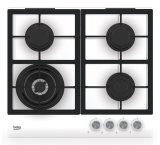 Beko HILW 64225 SW Hvid Indbygget 60 cm Gaskomfur 4 zone(s) #1