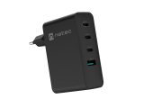 NATEC NUC-2234 oplader til mobil enhed Laptop, Smartphone Sort Vekselstrm Hurtig opladning Indendrs #1