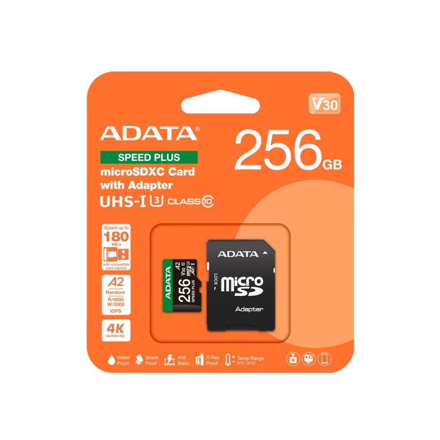 ADATA Speed Plus 256 GB MicroSDXC Klasse 10 #4