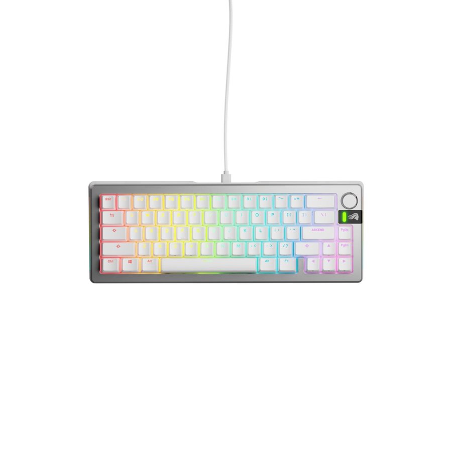 Glorious Gaming GMMK 3 PRO 65% Prebuilt tastatur Spil USB QWERTY US engelsk Slv #2