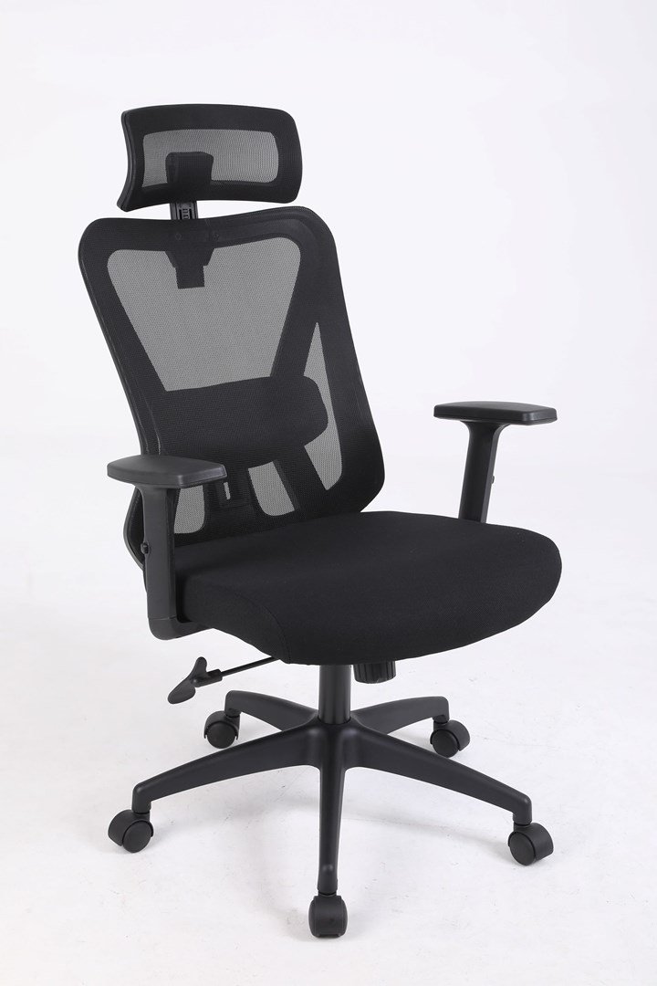 Activejet T5 ergonomisk kontorstol sort #1
